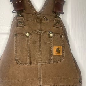Men’s Carhartt Insulated Overalls 36x30. Brown